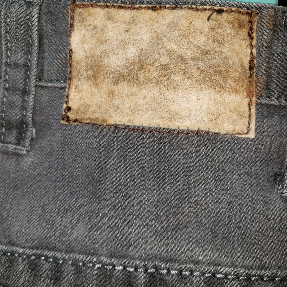 JF J.Ferrar Black Washed Relaxed Straight Jeans Classic Rise Size 46/30 - Picture 4 of 4